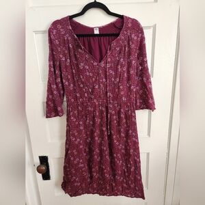 Floral Priny Old Navy Dress Medium